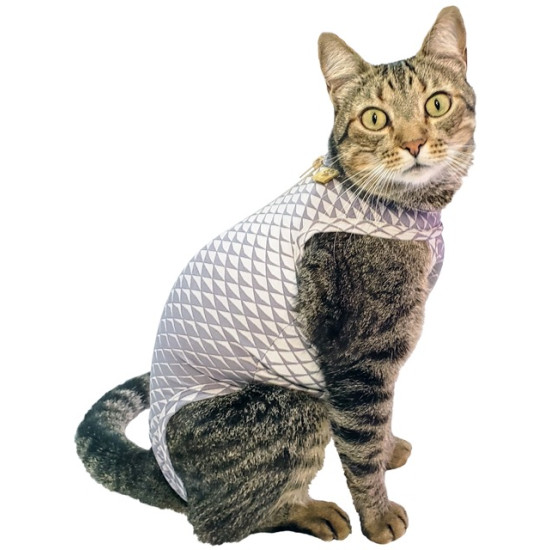 Îmbrăcăminte de Protecție Ultra Light Color – Exclusiv pentru Pisici Nr. 1 Roșu (2,3 – 3 kg) (UV 50 plus, Antimicrobiană, Dry)